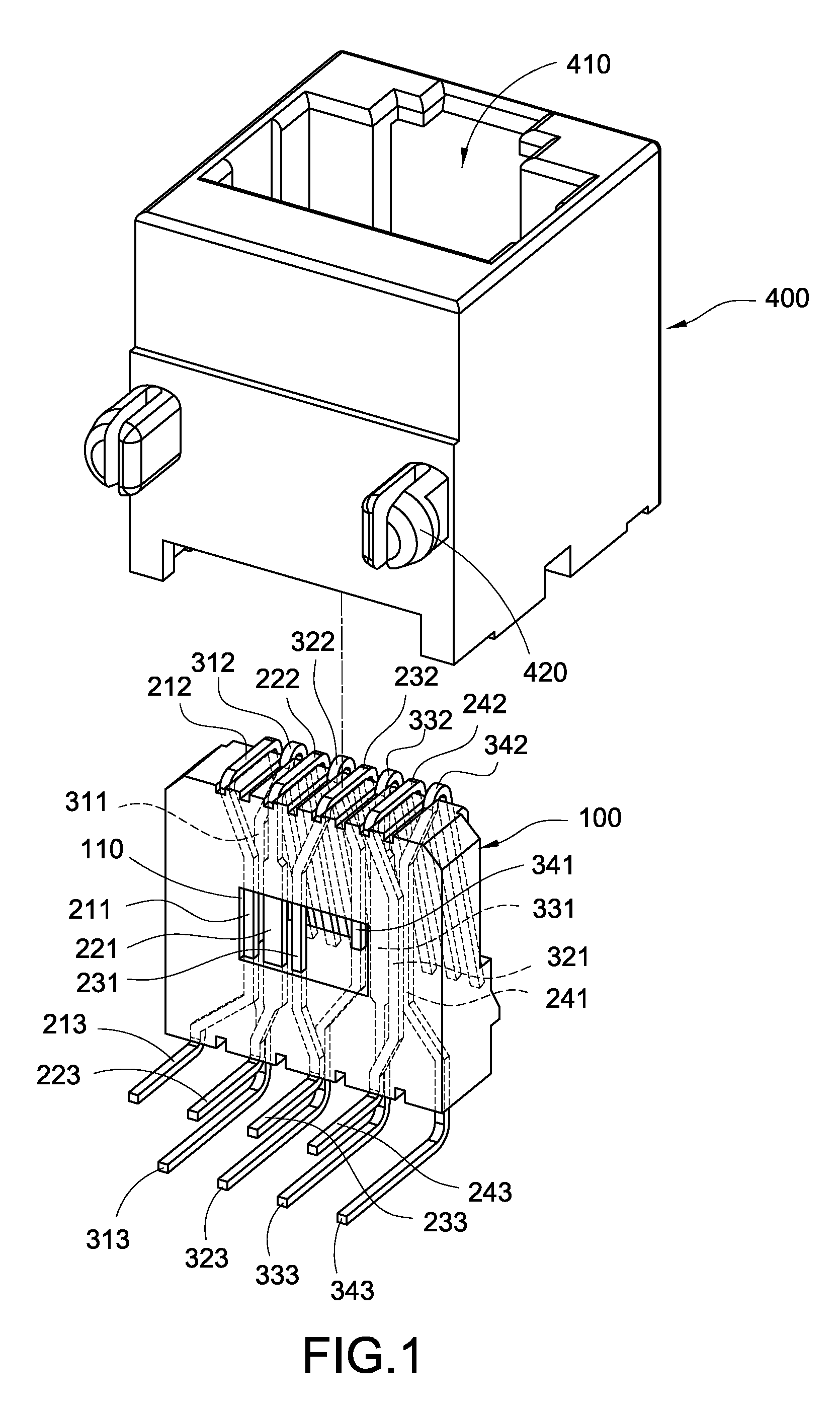 Network connector socket