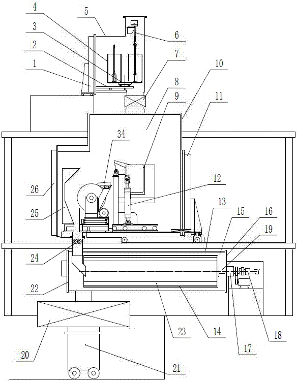 Vacuum melting rapid hardening equipment and manufacturing method of rapidly hardened alloy