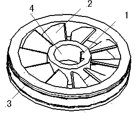 Magnetic loop of high-speed motor of electric vehicle