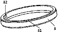 Magnetic loop of high-speed motor of electric vehicle