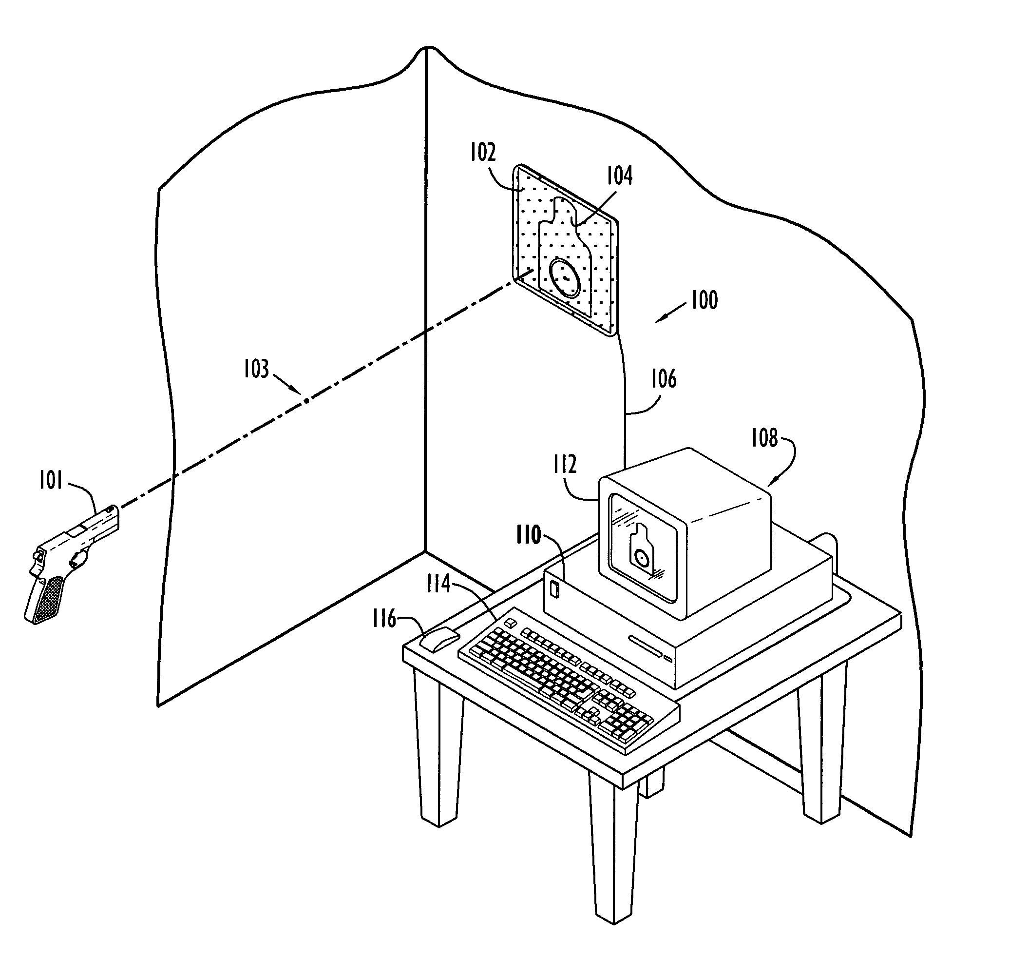 Target system and method for ascertaining target impact locations of a projectile propelled from a soft air type firearm