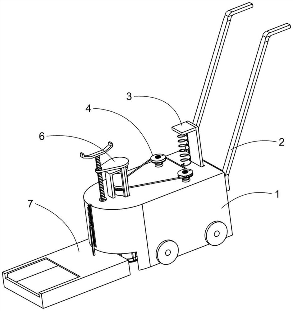 Marked line removing device for road construction