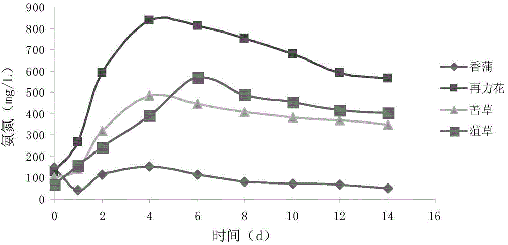 Method for producing organic acid by anaerobic fermentation of aquatic plant