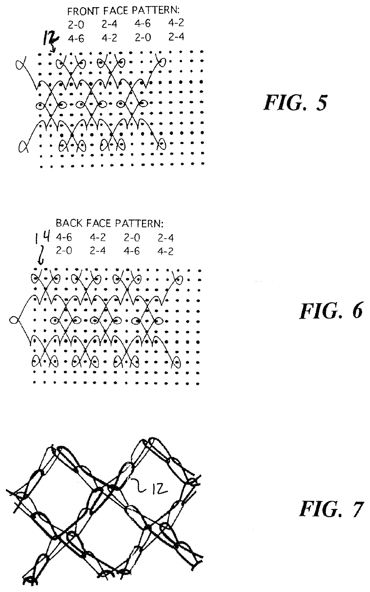 Three-dimensional, knitted, multi-spectral electro-magnetic detection resistant, camouflaging textile