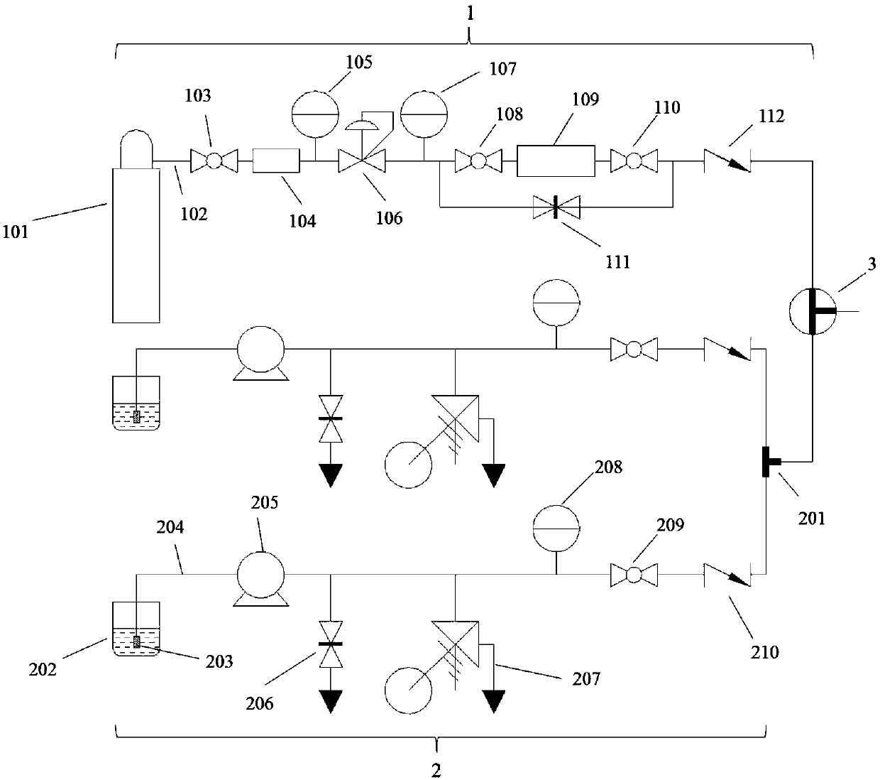 Flow photochemical reaction device