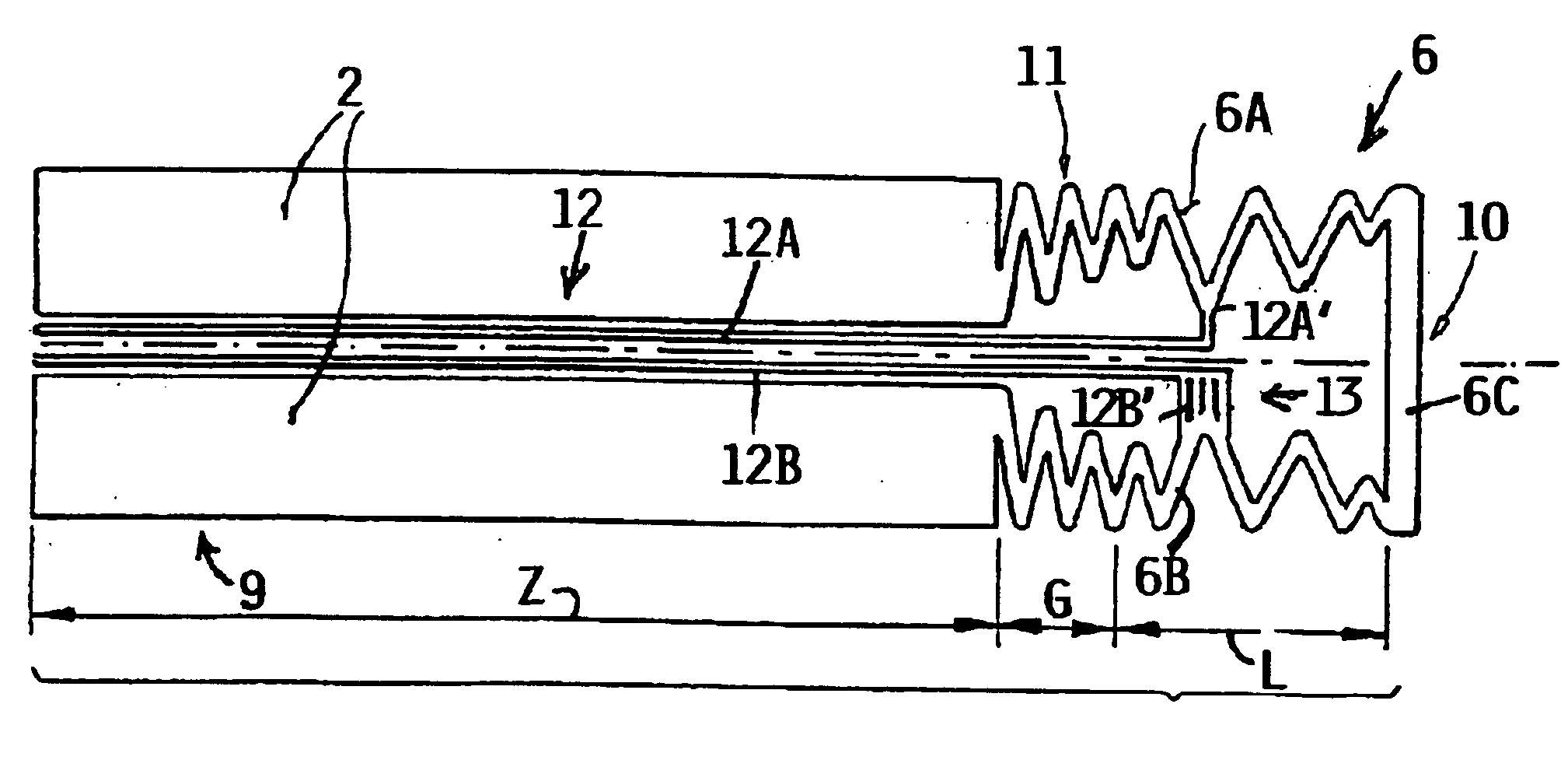 Arrangement of a heating layer for a high-temperature gas sensor