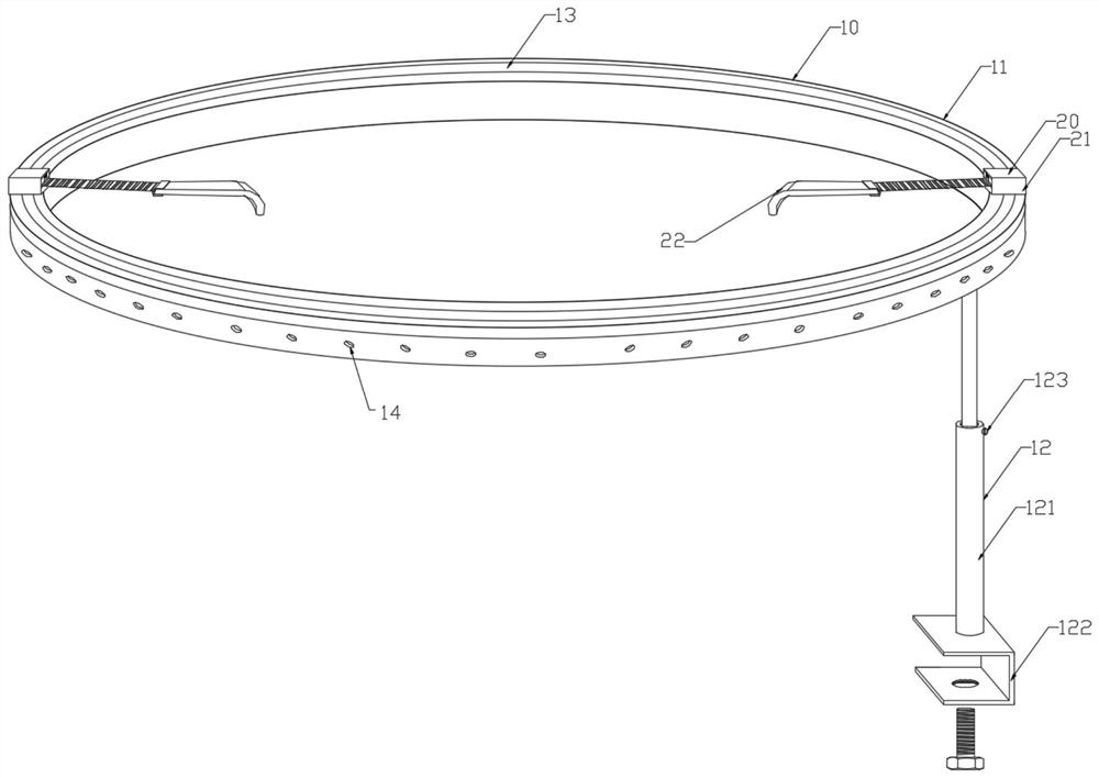 Adjustable sliding type abdominal operation incision retractor