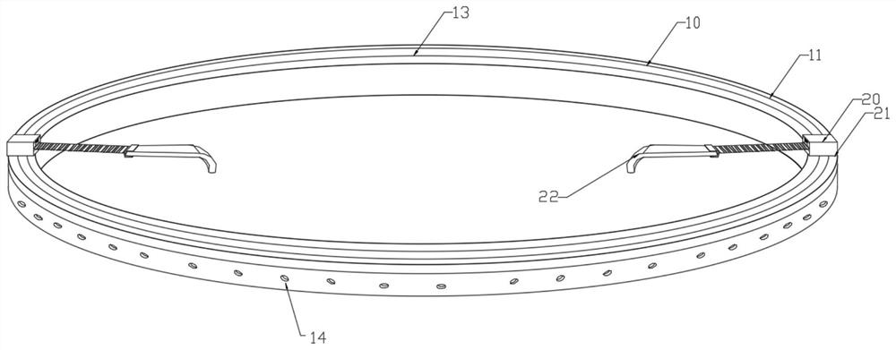 Adjustable sliding type abdominal operation incision retractor