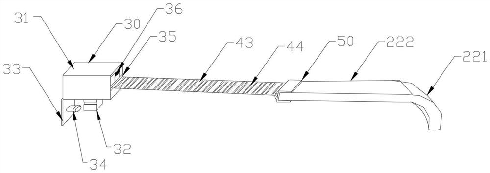 Adjustable sliding type abdominal operation incision retractor