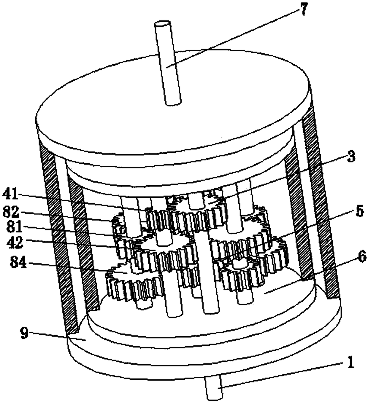 Gear transmission structure