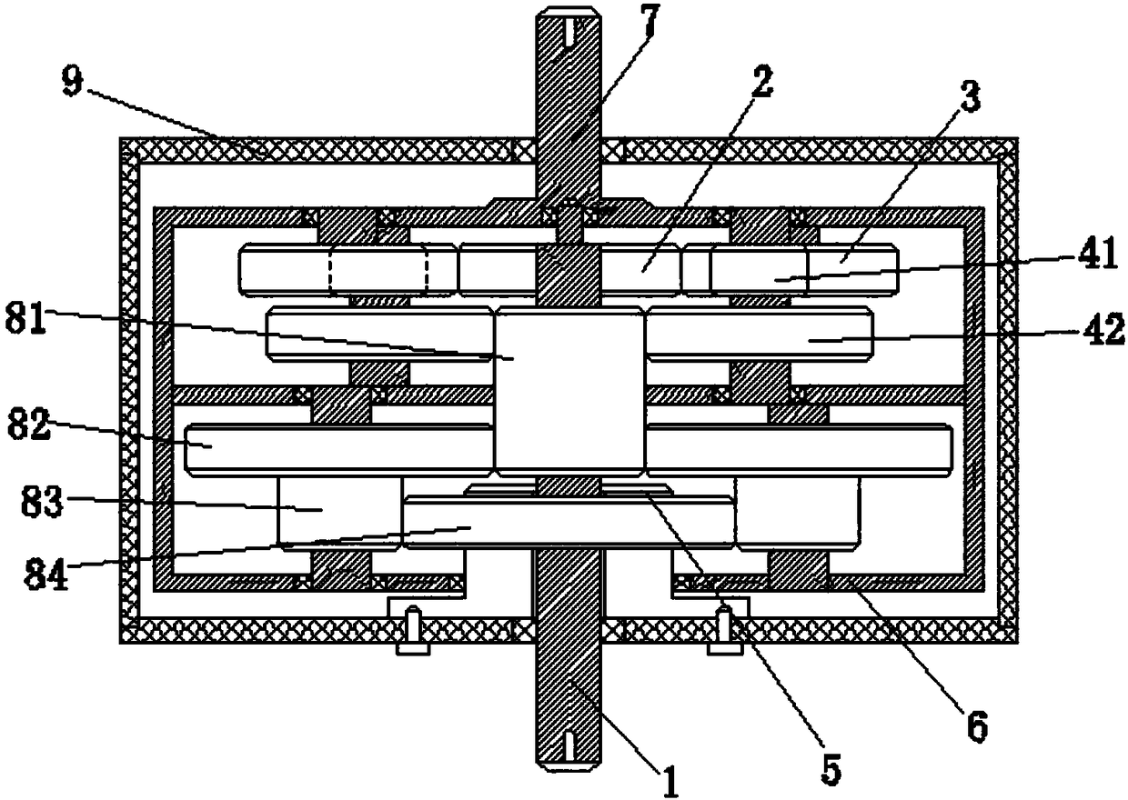 Gear transmission structure