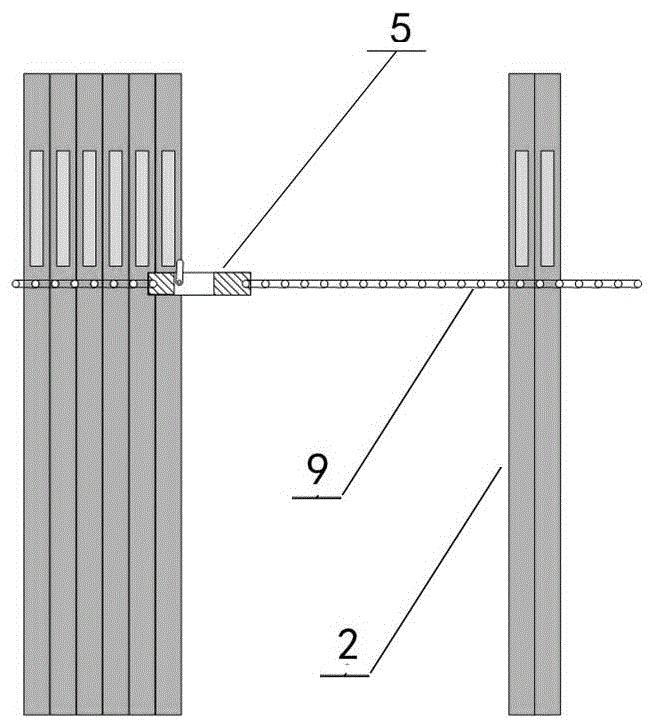 Continuous plate pulling system of filter press