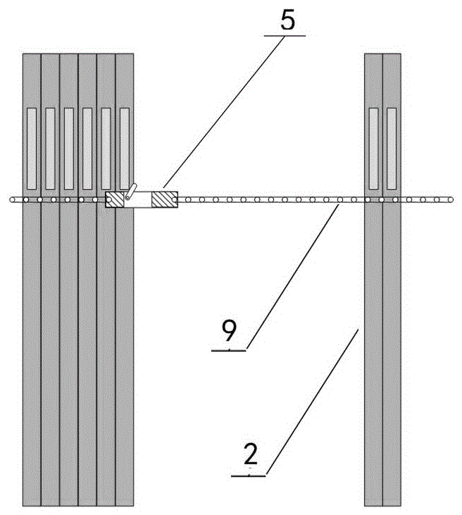 Continuous plate pulling system of filter press