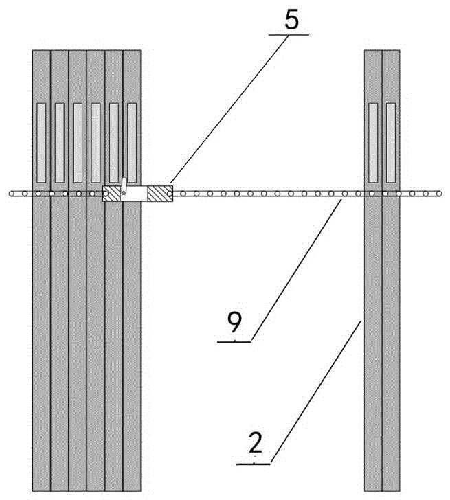 Continuous plate pulling system of filter press