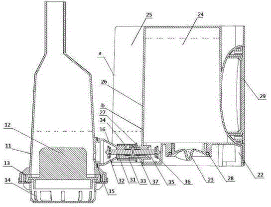 Water guide system for garment steamer and garment steamer containing water guide system