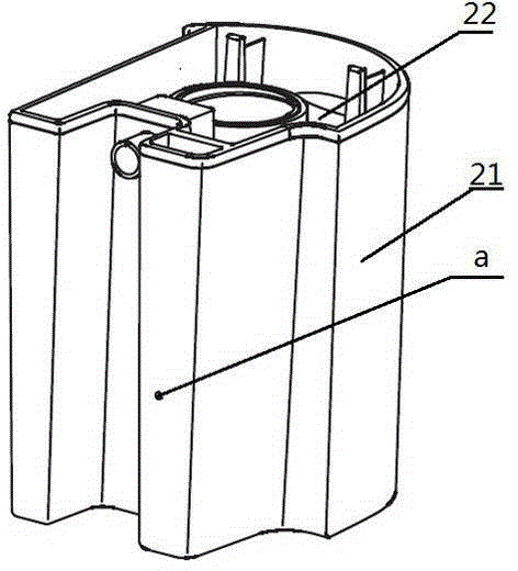 Water guide system for garment steamer and garment steamer containing water guide system