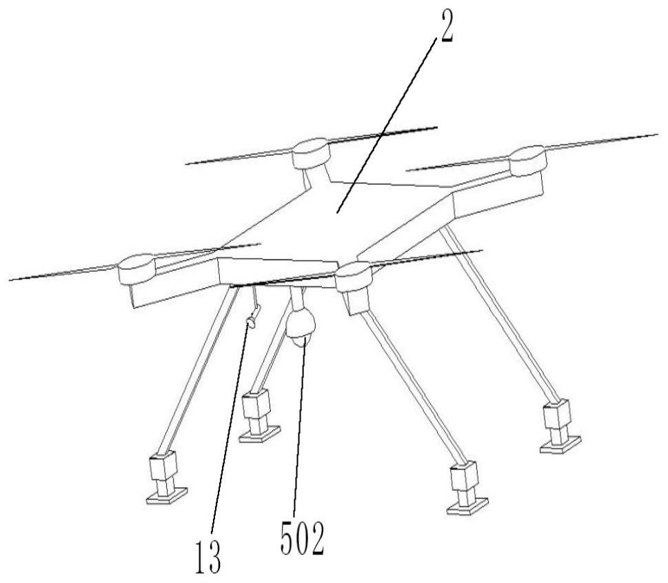 A kind of airship integrated with forest patrol and attack