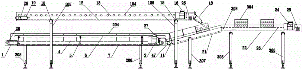 Online packing machine