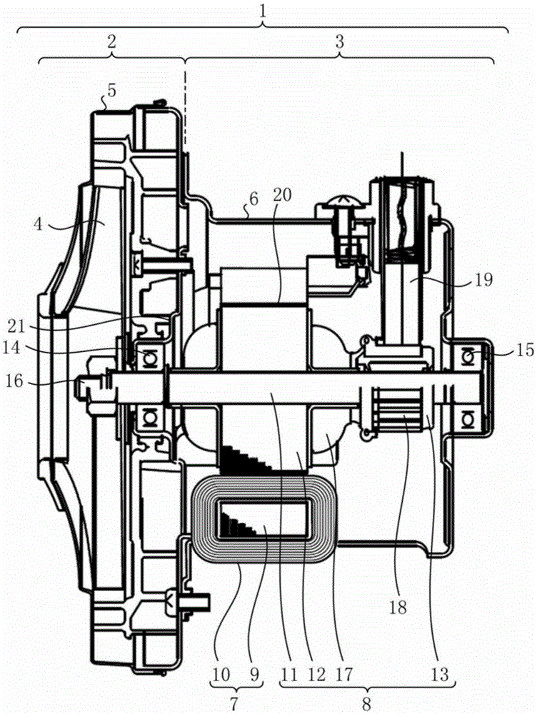 Electric fan and electric vacuum cleaner