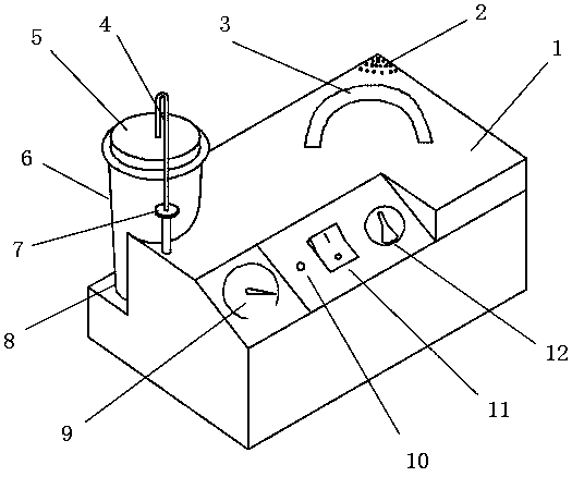 Portable sputum aspirator