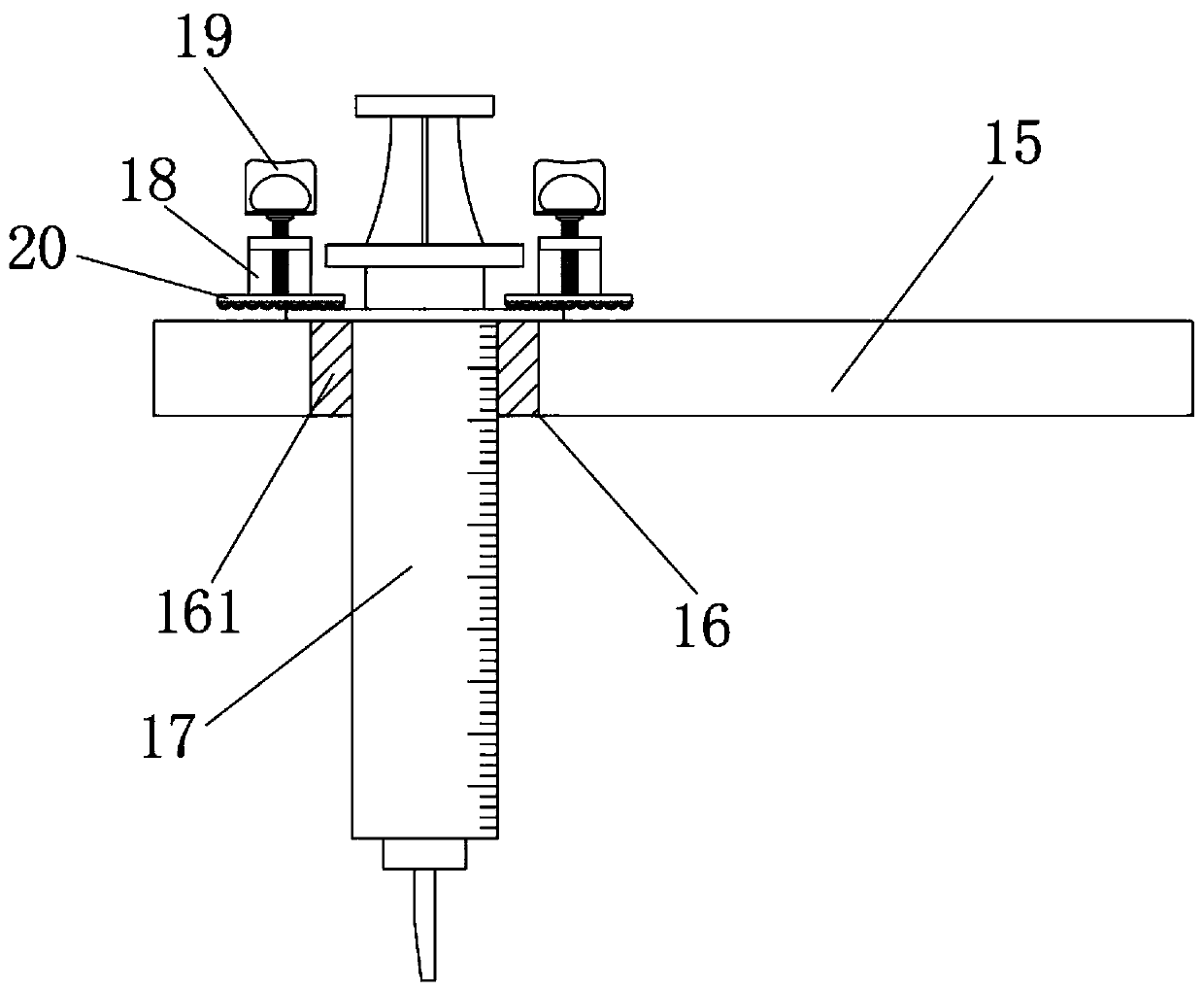 Biopsy puncture device for nephrology department