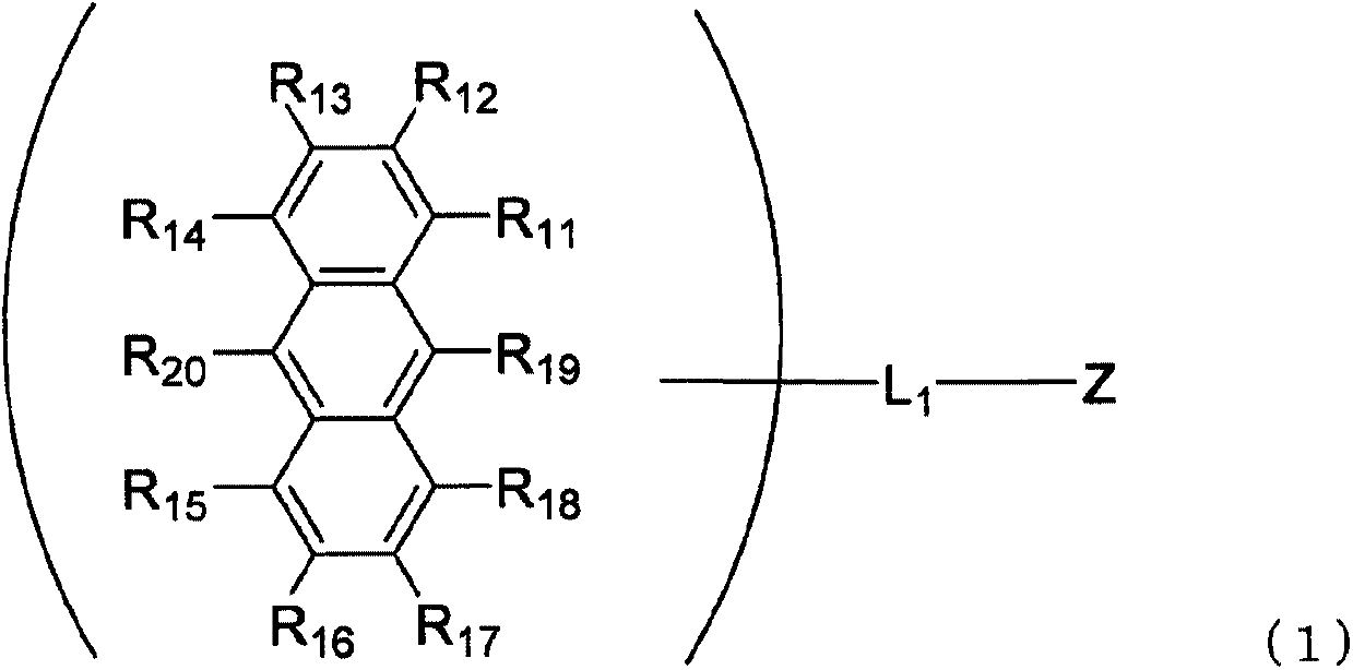 Anthracene derivative and organic electroluminescence device using the anthracene derivative