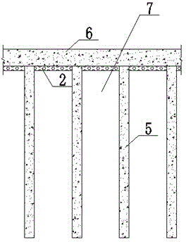 Foundation treatment method under dynamic load and static load mixing effect of equipment room