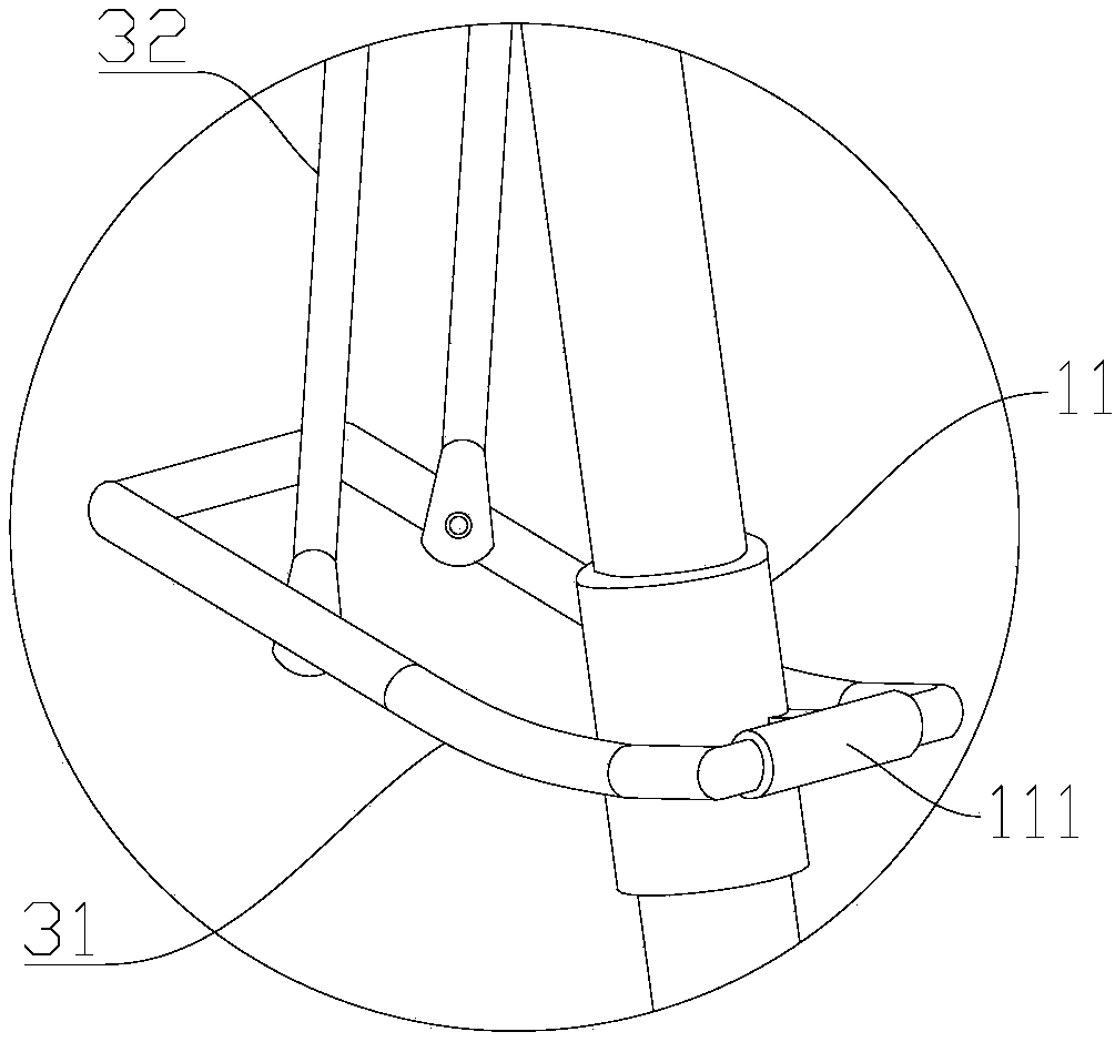 Clothes supporting rod capable of picking up clothes