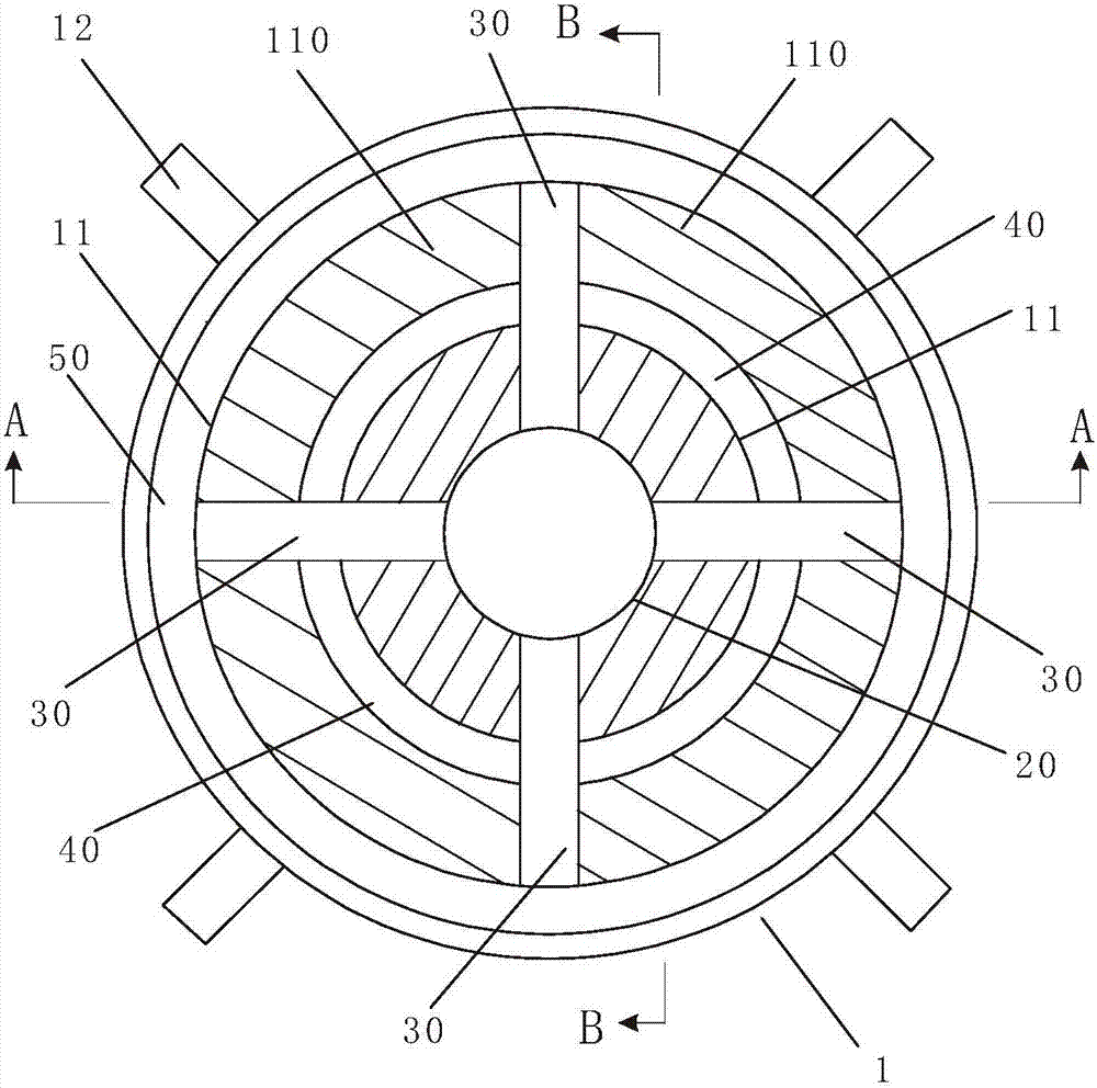 Unloading device in the barrel