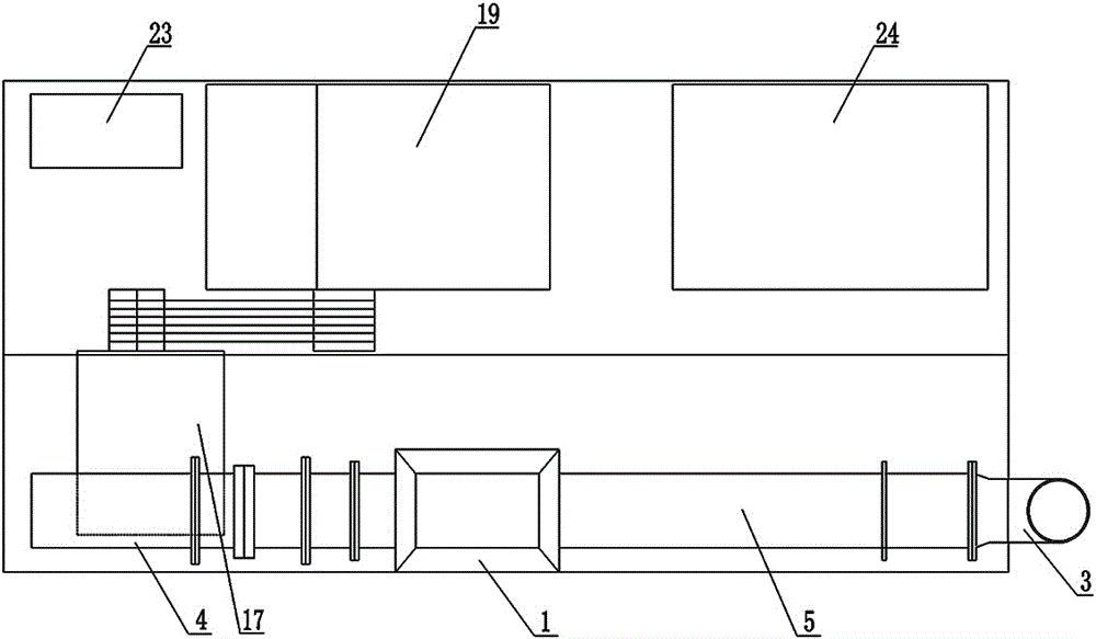 A fiber material conveying device