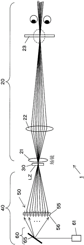 Stereoscopic image display device