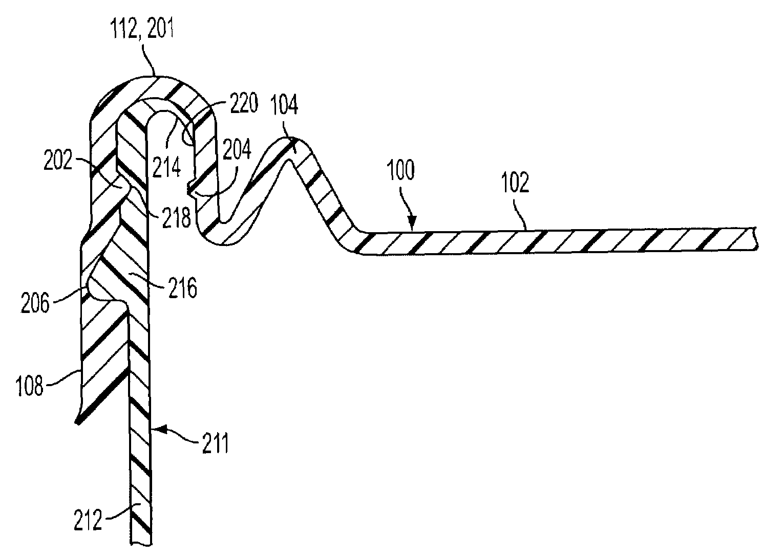 Self-adjusting re-sealable spring center seal closure