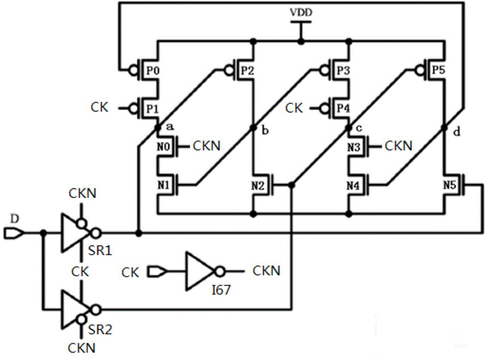 Delay flip-flop