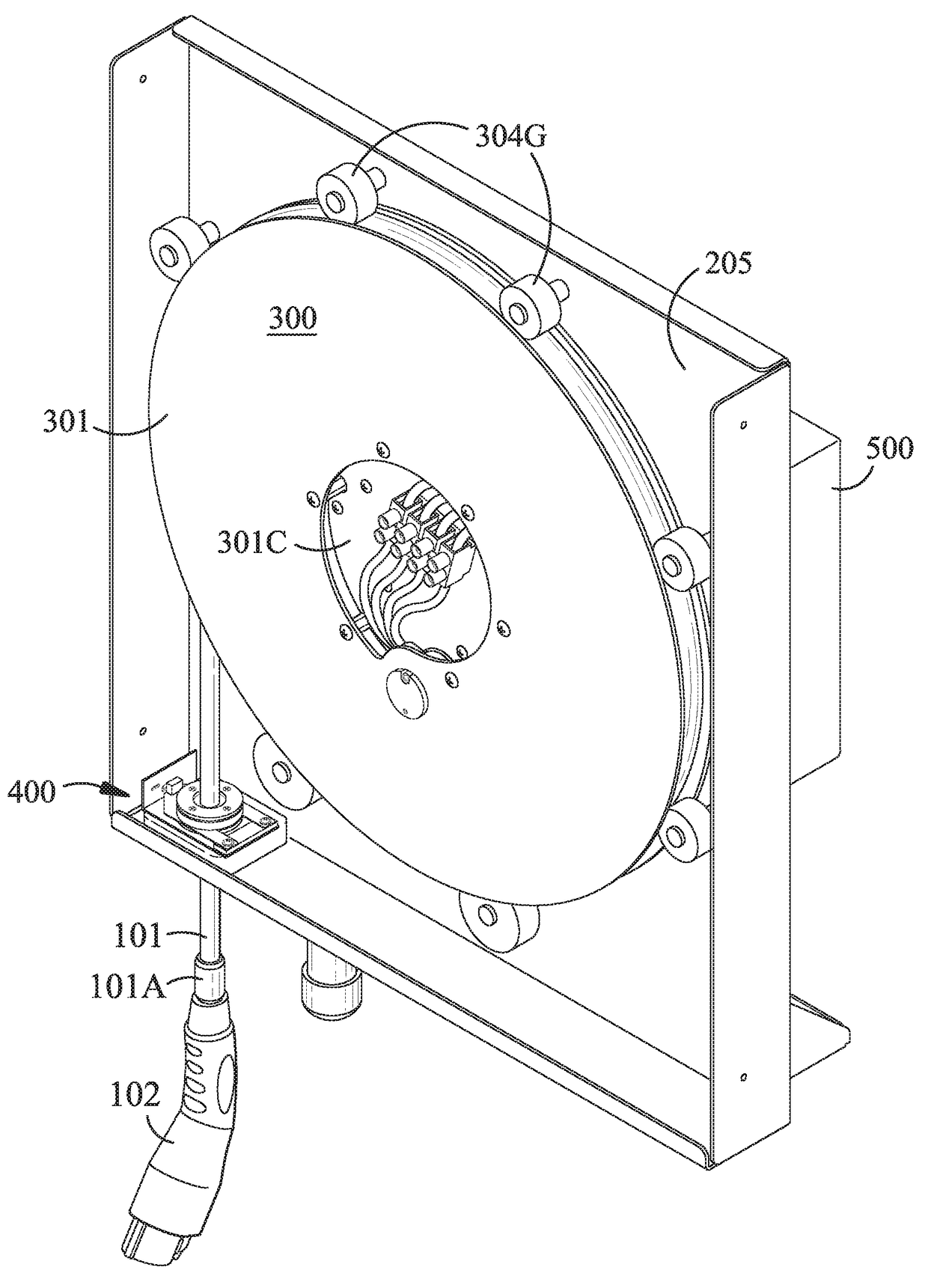 Overhead Cable Management for Electric Vehicle Charging