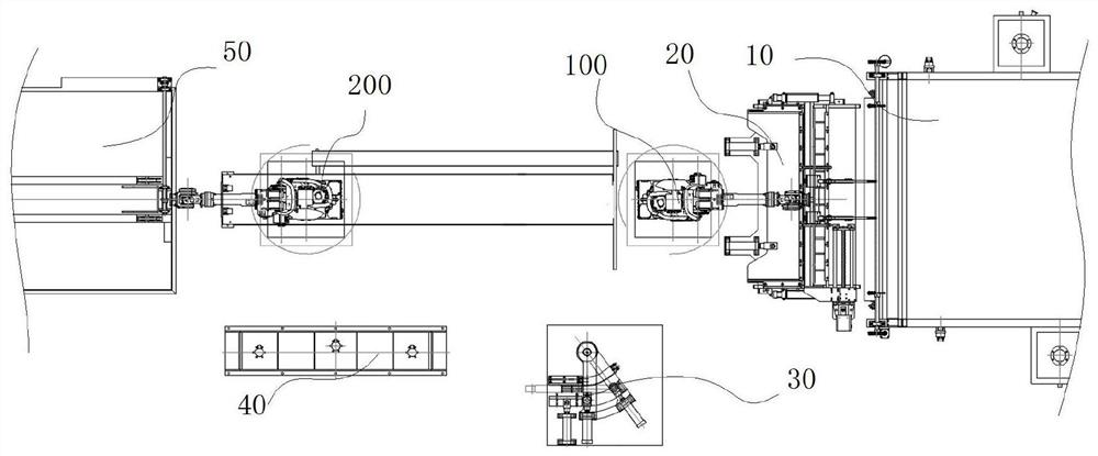 Guide arm side bending forming method