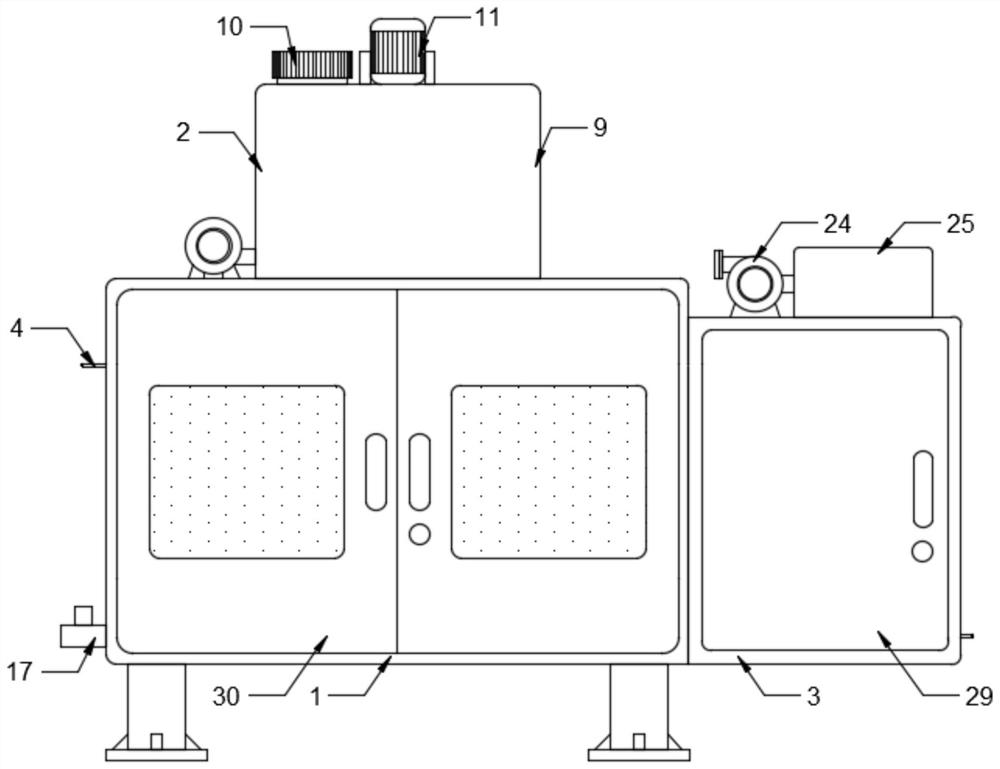 Antibacterial and deodorant functional fabric dyeing process and processing equipment thereof