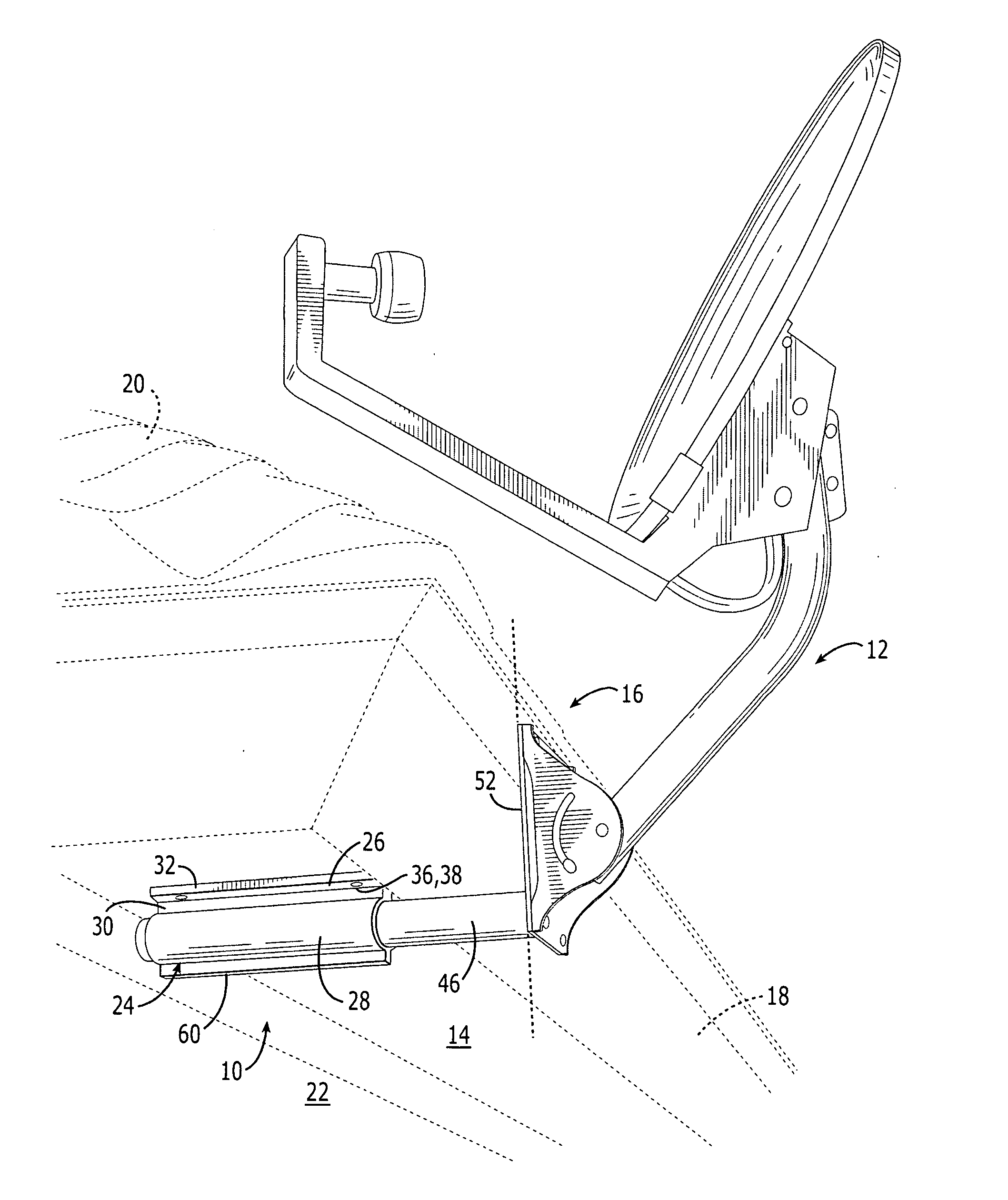 Satellite antenna mounting apparatus and method