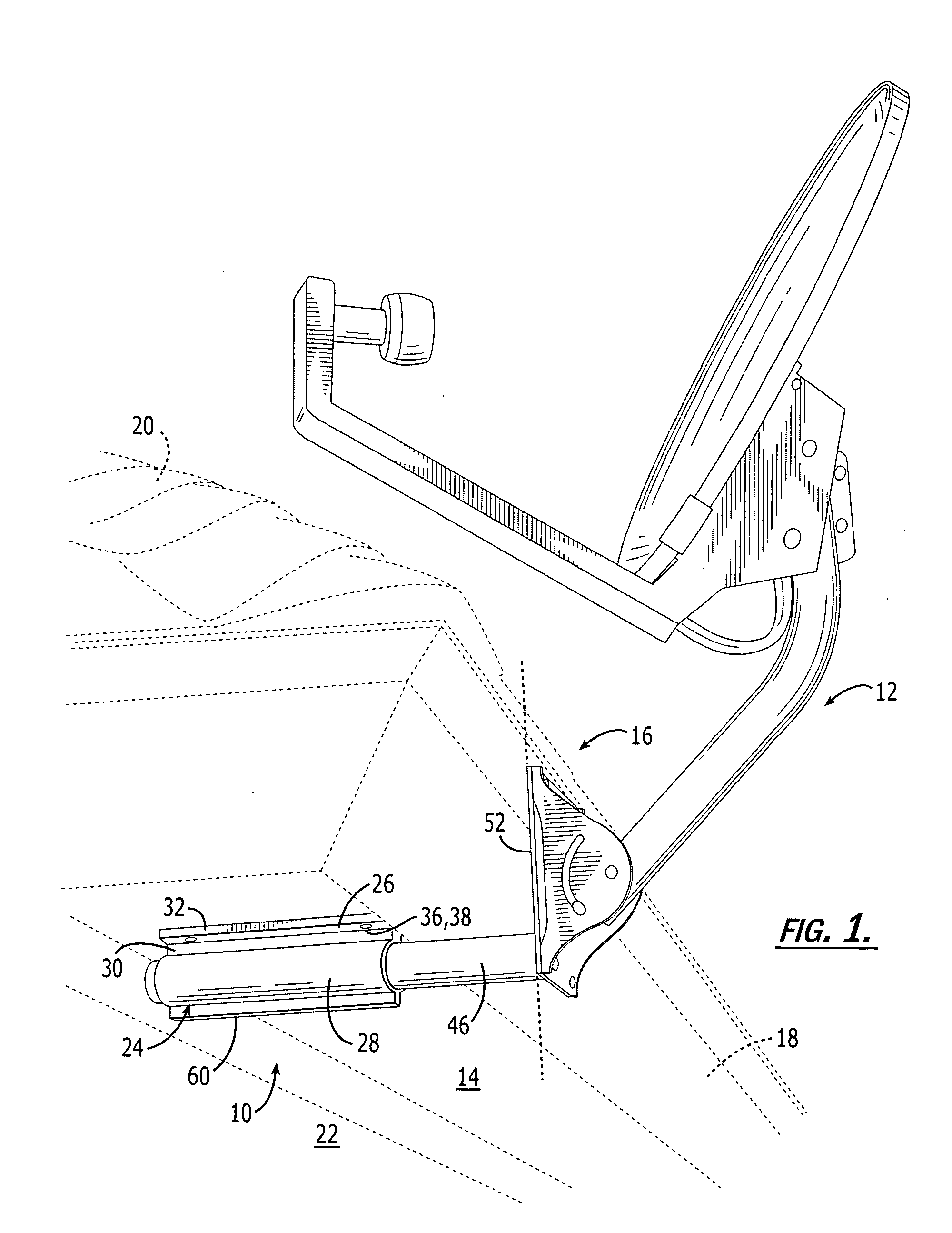 Satellite antenna mounting apparatus and method