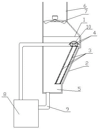 Cooking fume treatment device