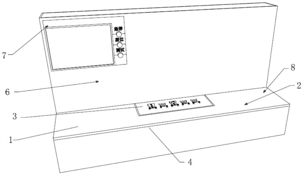 Temperature limiter service life testing device