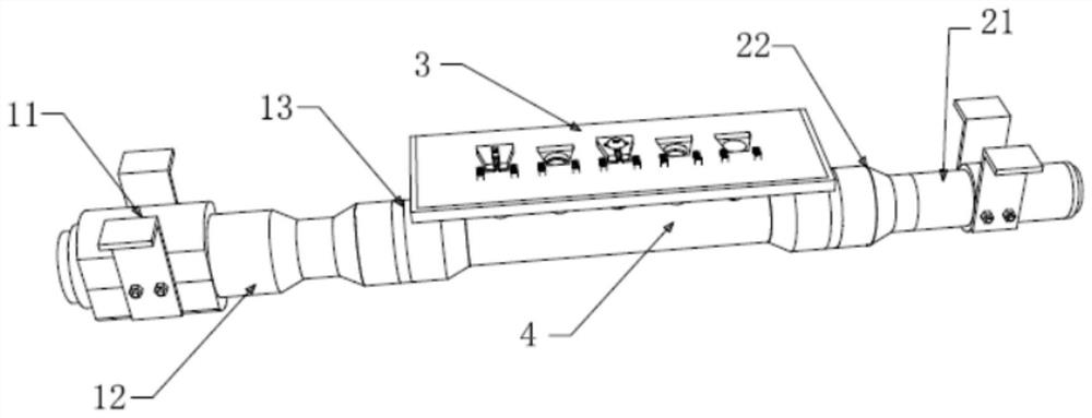 Temperature limiter service life testing device