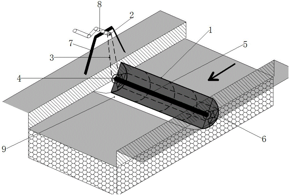 Concealed radial gate