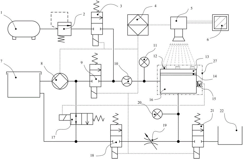 Injection-molding mold-filling flow system for visualizing polymer melt