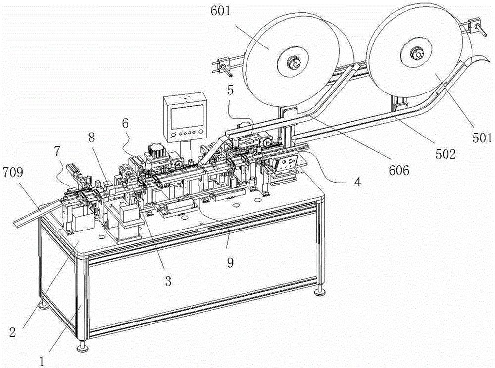 Automatic check assembly machine for HDMI connector