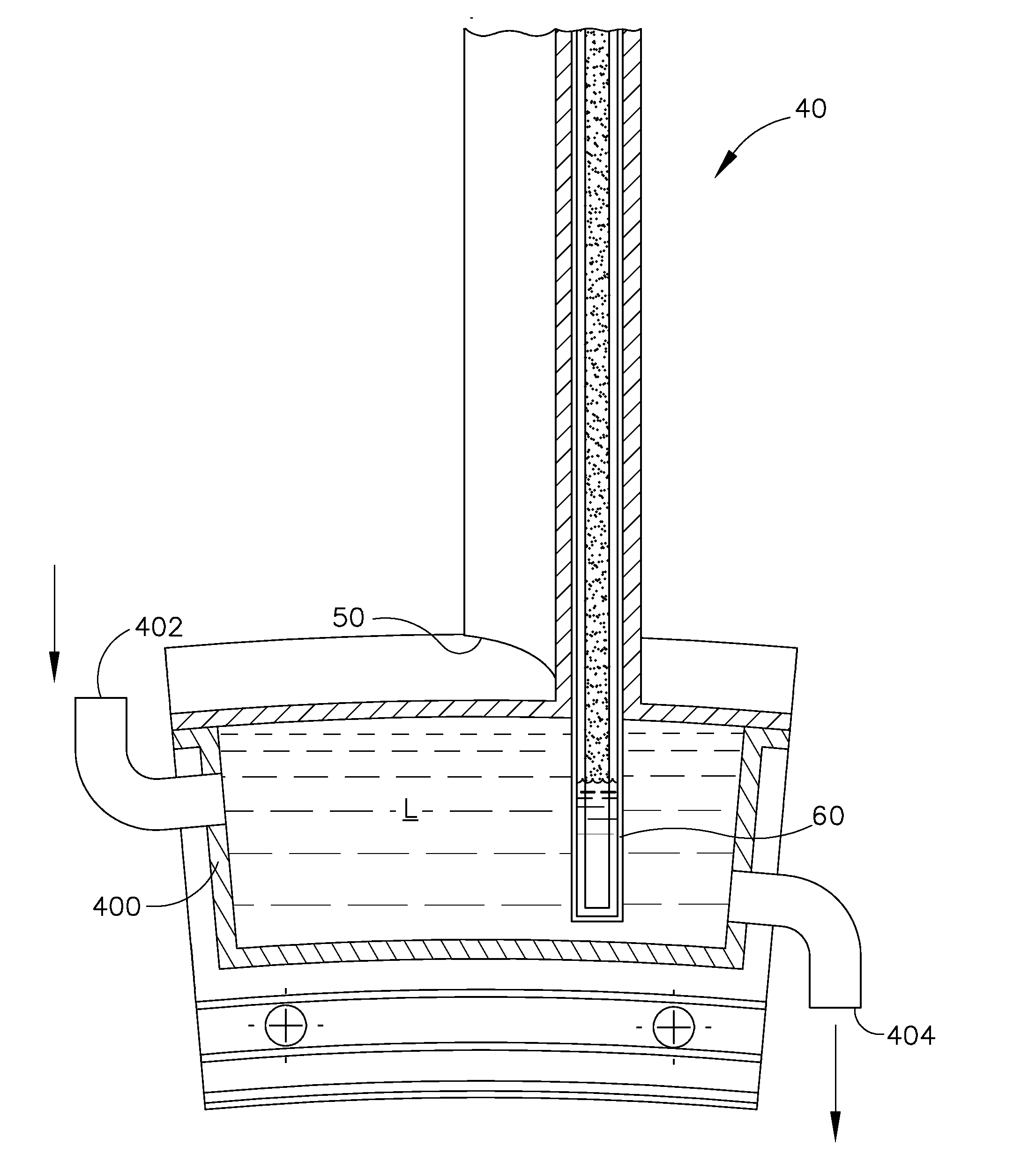 Gas turbine engine component with integrated heat pipe