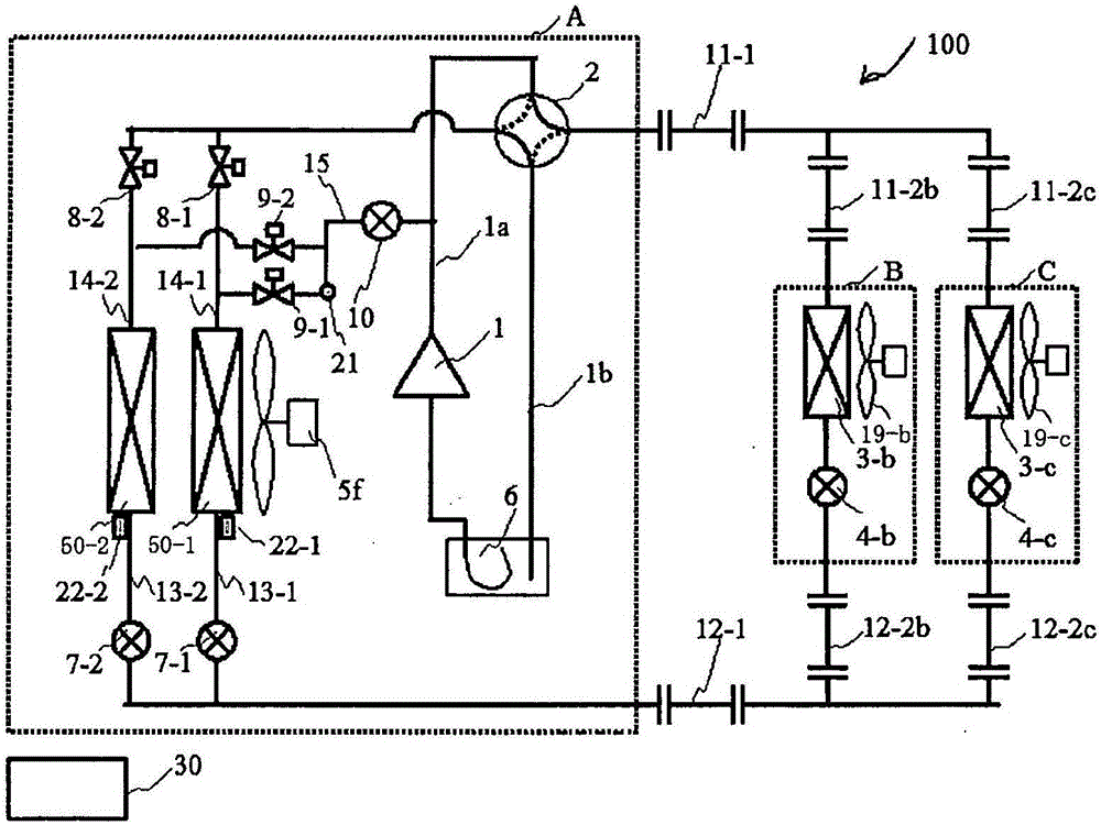 Heat source side unit and refrigeration cycle device