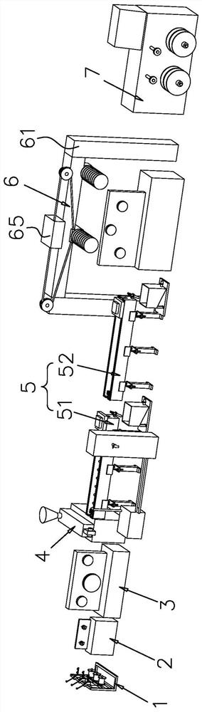 A copper wire automatic processing equipment