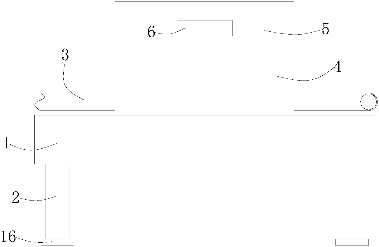 Printing drying device for processing of PVC decorative film