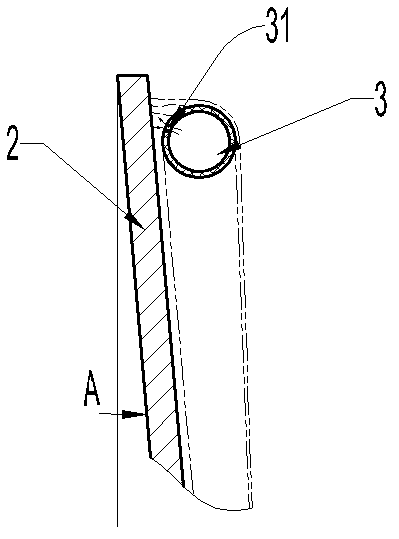 Water curtain air filtering device for spraying