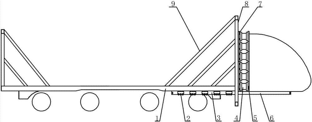 Mobile rail vehicle collision force measuring wall